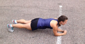 Plank Workout while traveling